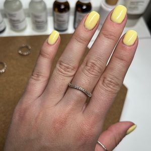 Curved Sterling Silver Ring